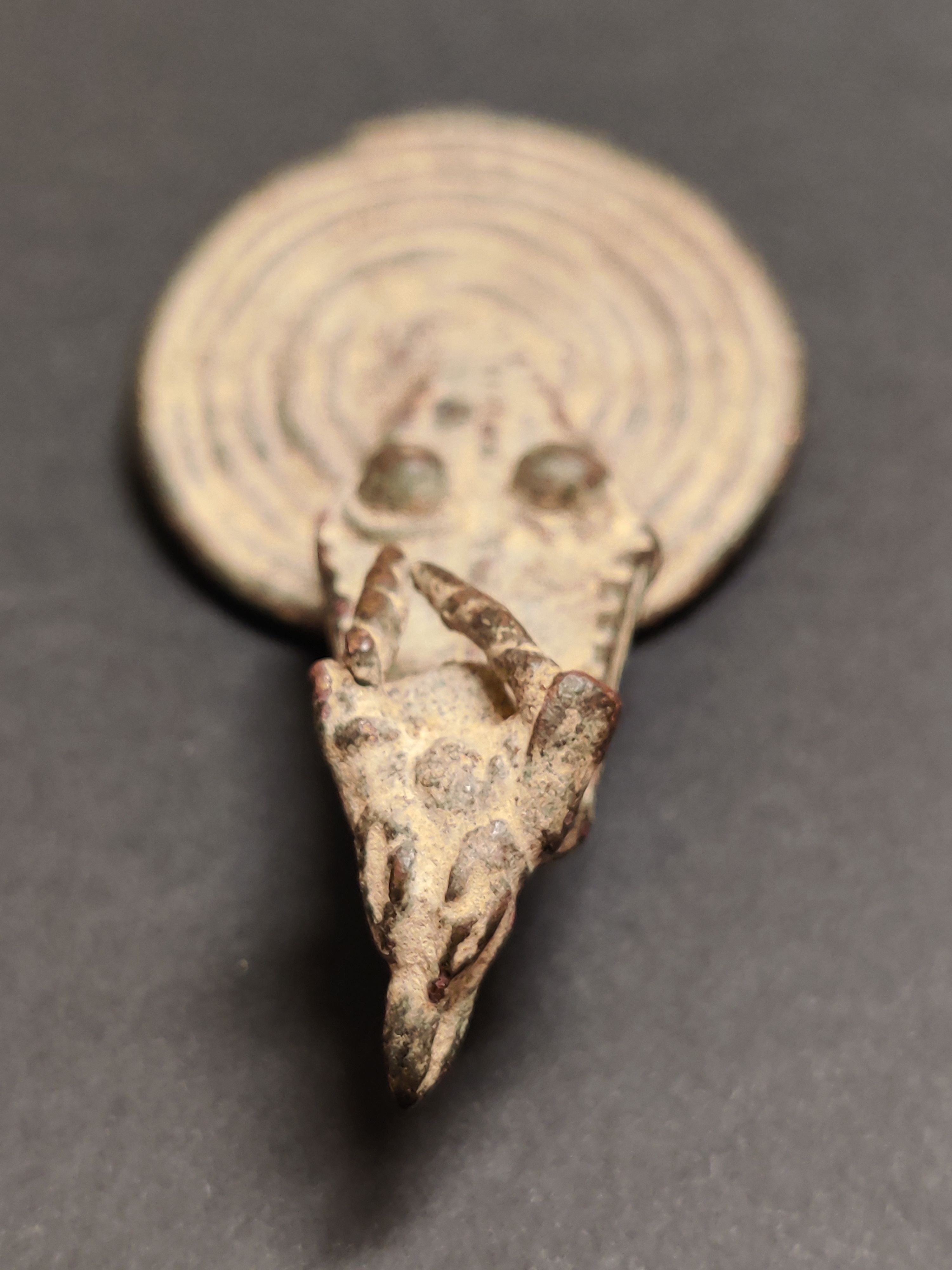 Powerful snake akhan bronze
