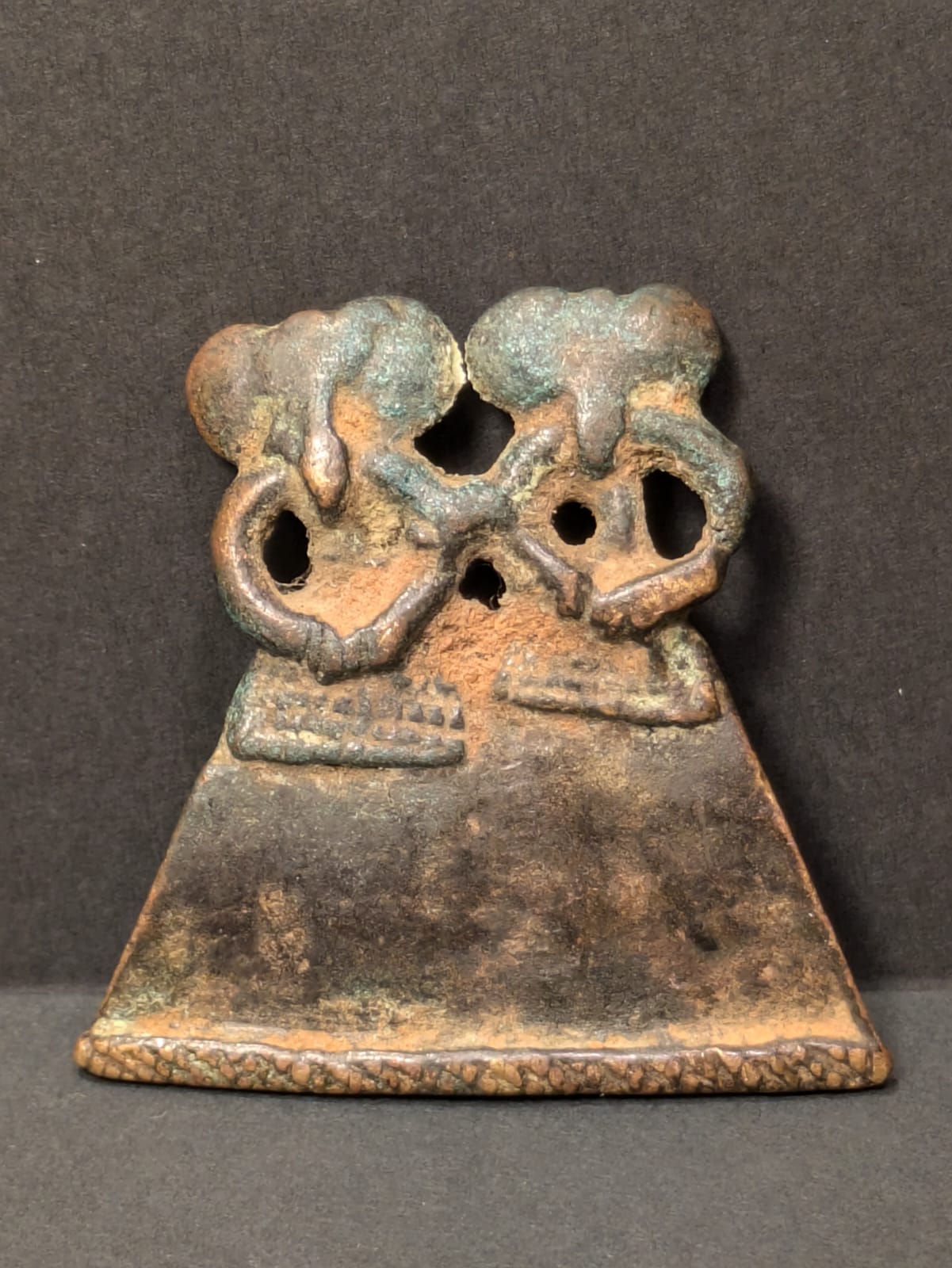 Beautiful akhan weight with superb patina