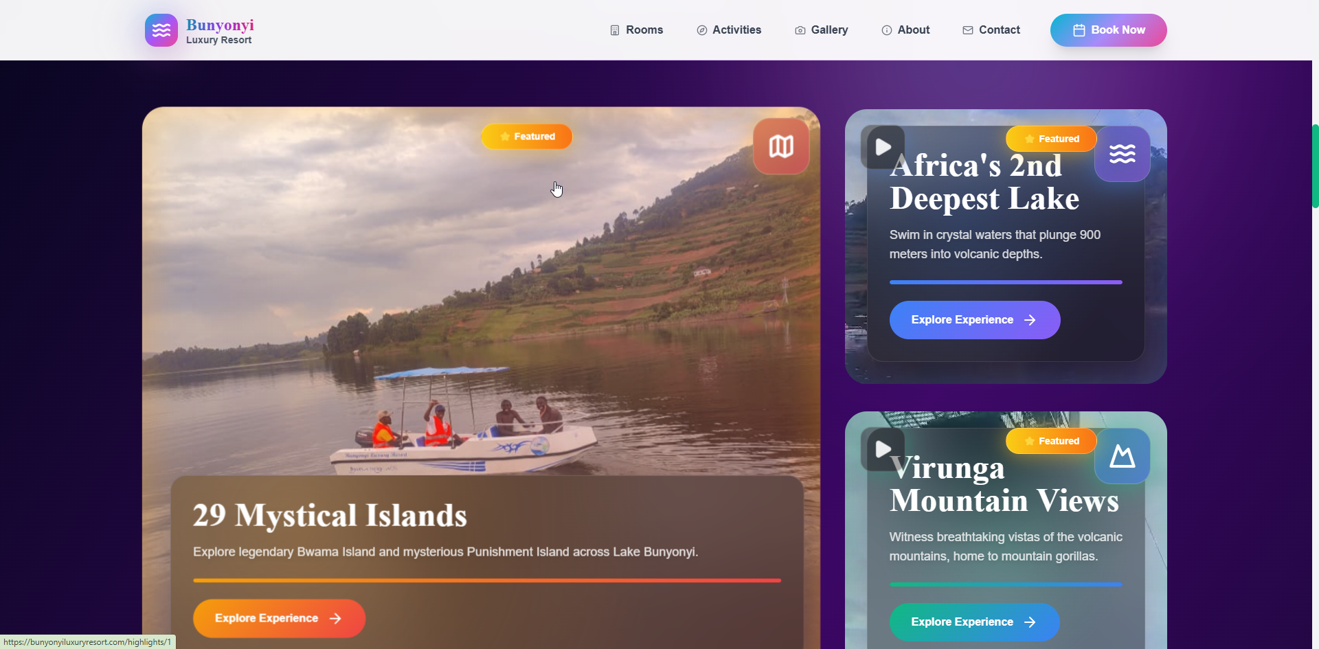 Bunyonyi Luxury Resort: A Digital Sanctuary Crafted by Sisi Labs
