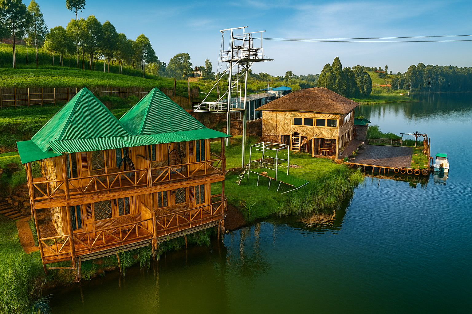 Distant Aerial View of BLR