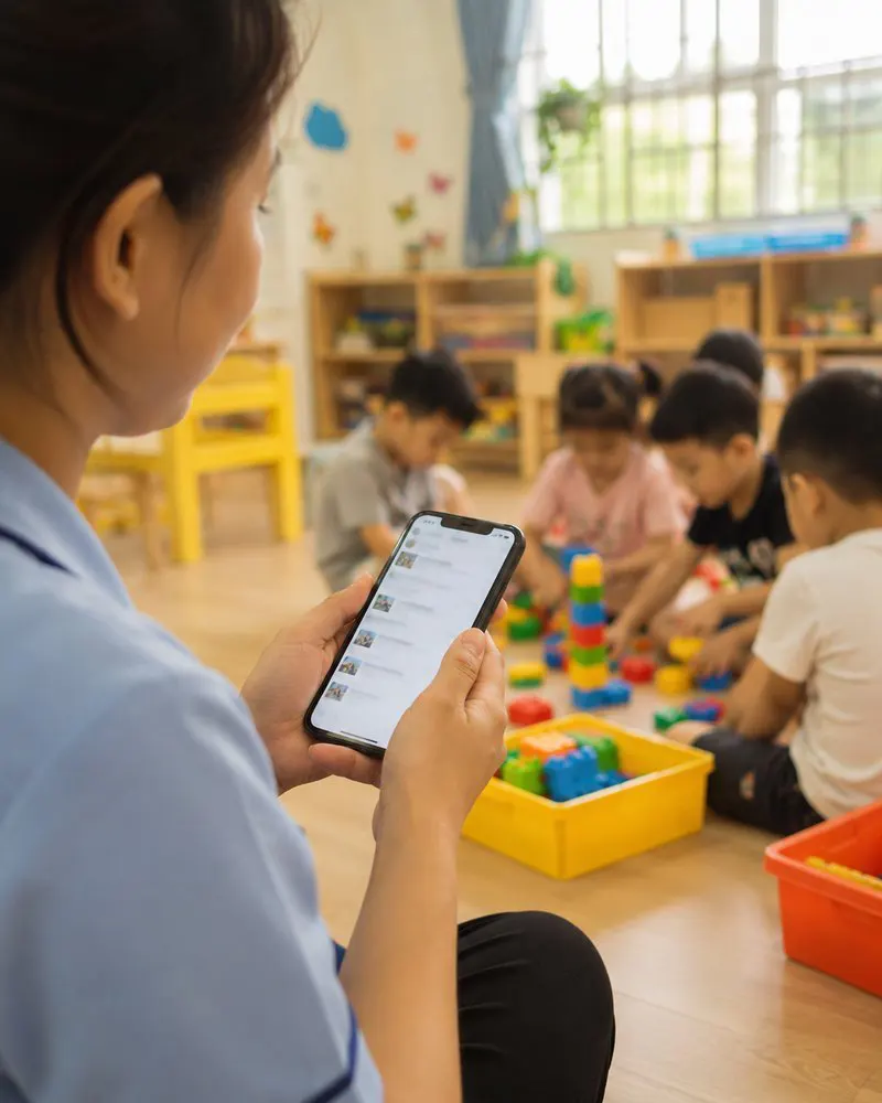 Báo cáo cho 30 phụ huynh trong 5 phút thay vì 1 tiếng gõ tay