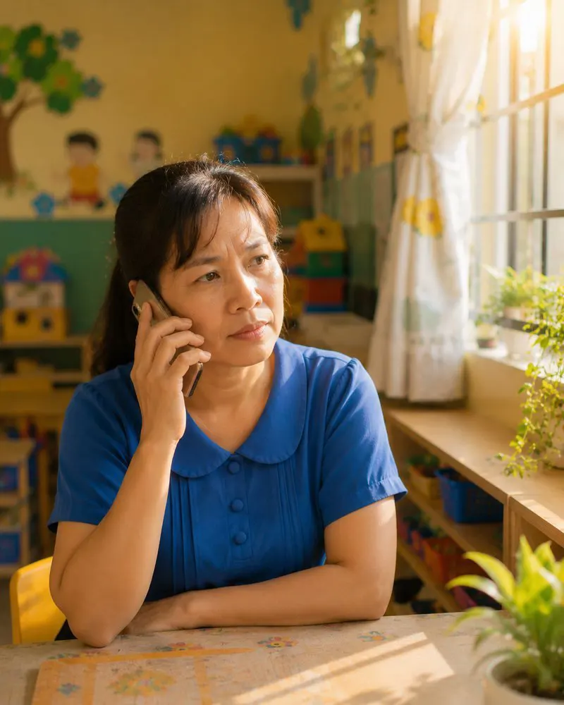 Cô gọi lại phụ huynh cũ — và những gì cô nghe được