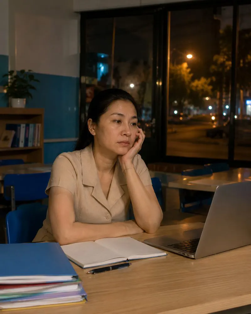 Cùng kiệt sức, cùng cô đơn với những con số cuối ngày