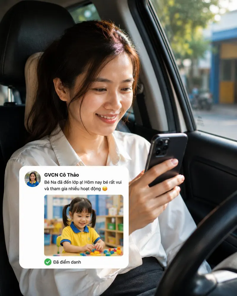 Muốn giữ phụ huynh, hãy để họ THẤY con mình mỗi ngày