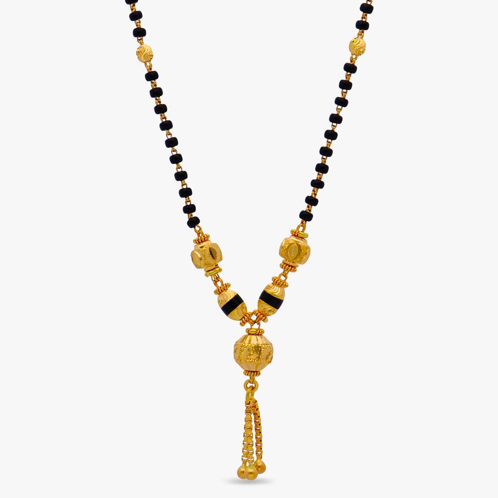 Classic 22 Karat Gold Circular Mangalsutra
