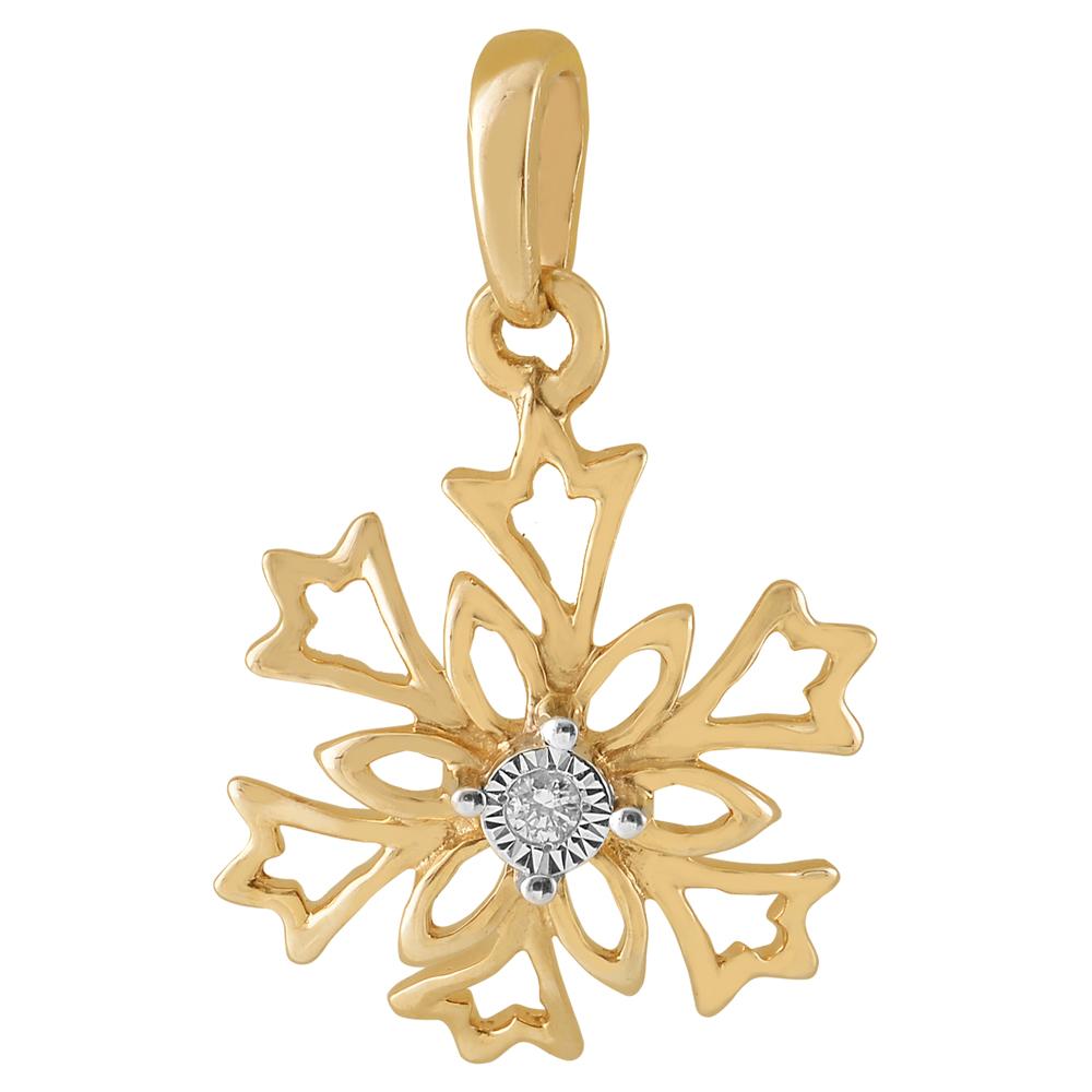 14 Karat Gold & Diamond Pendant