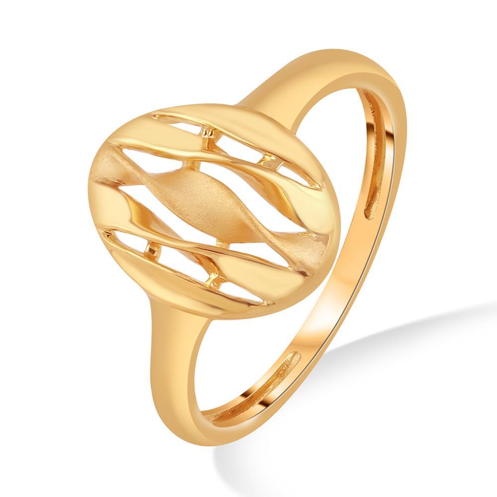 22 Karat Textured Gold Ring