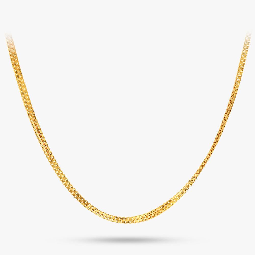 Yellow Gold Finish 22 Kt Gold Chain For Men