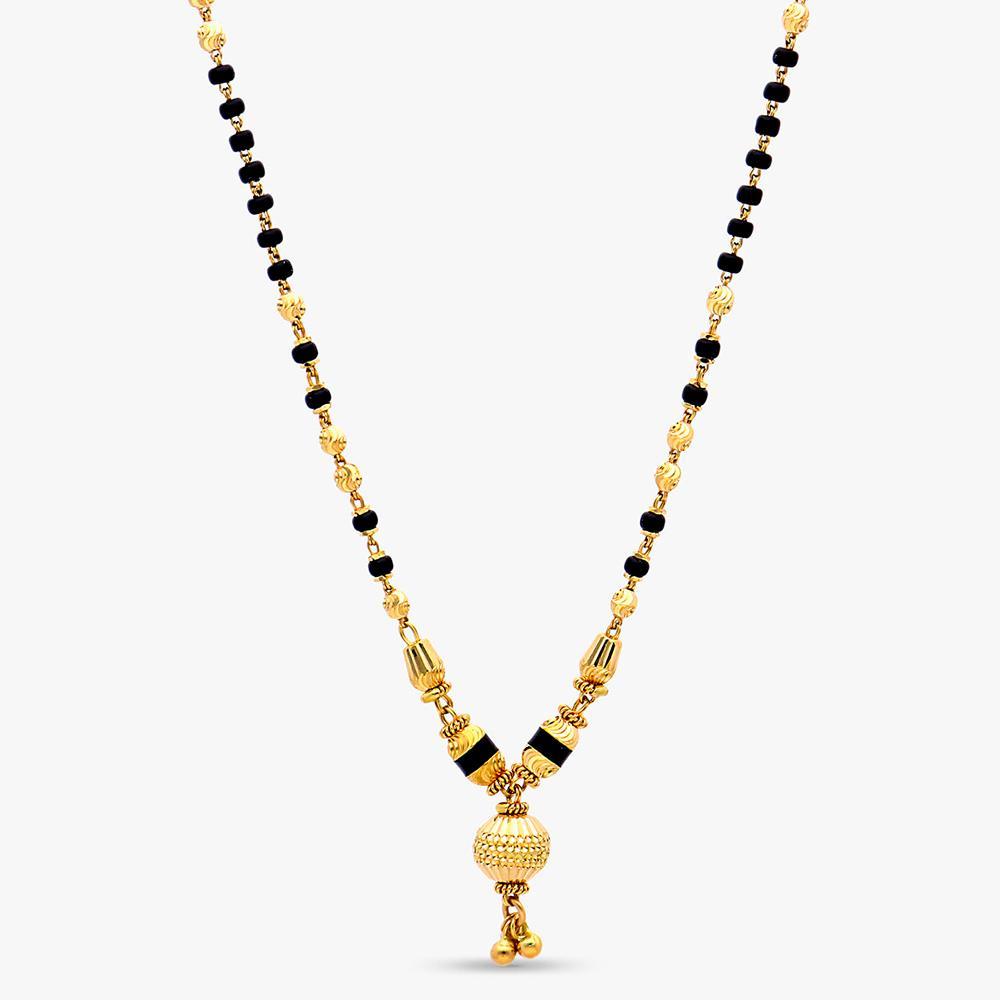 Modern 22 Karat Gold Spherical Mangalsutra