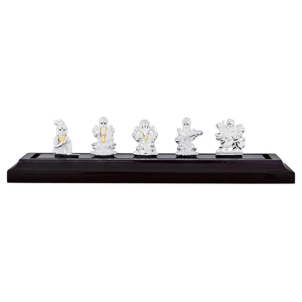 Modern 999 Purity Panch Murti Silver Idol