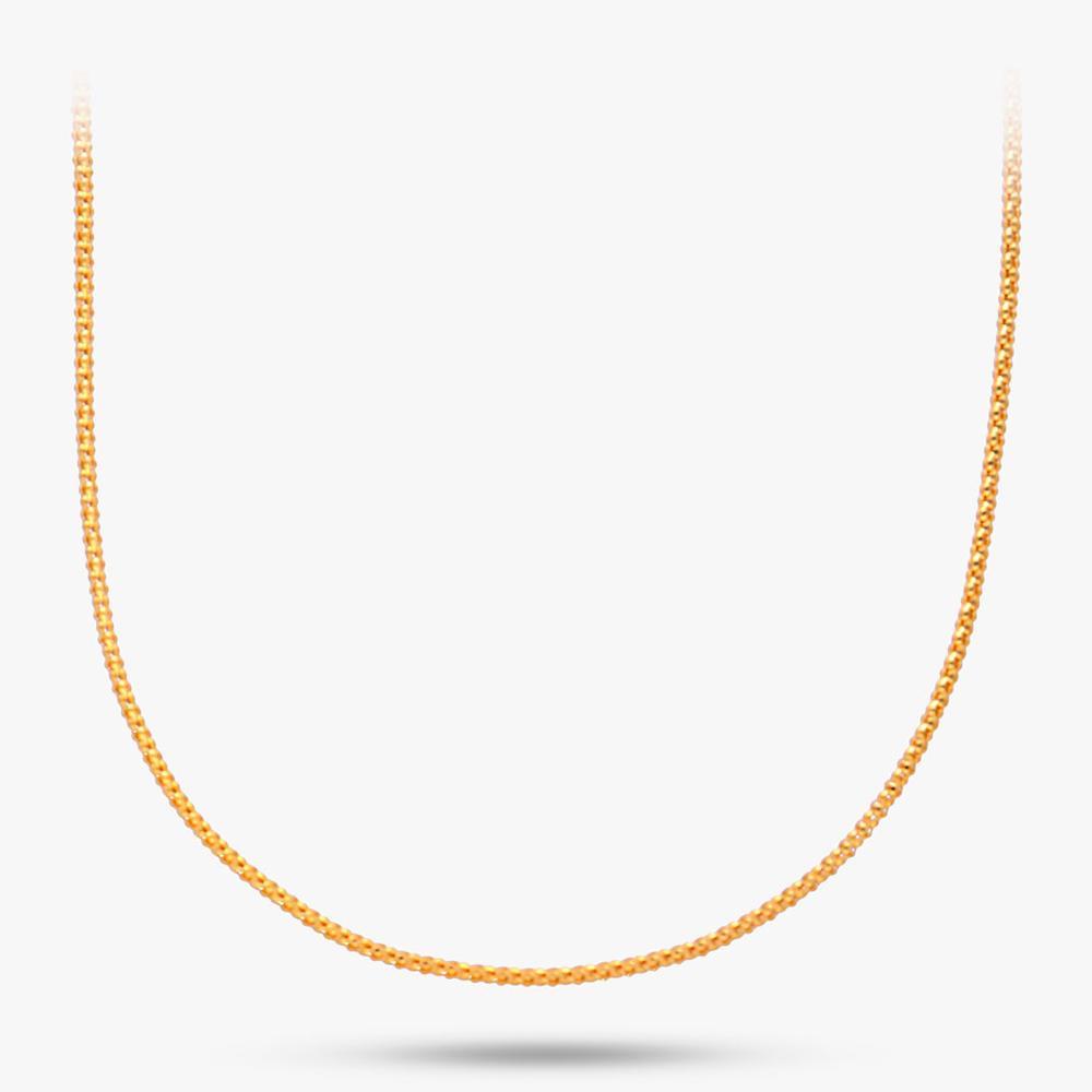 Fine Rope Yellow Gold Chain