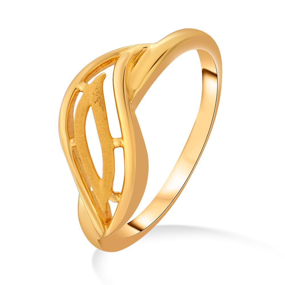 22 Karat Gold Leaf Ring