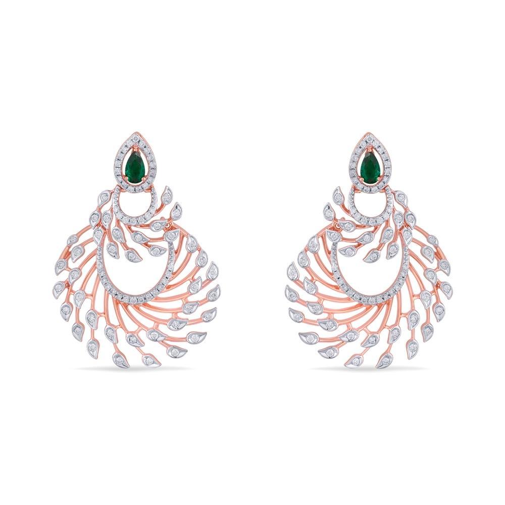 Classic 18 Karat Gold Diamond Earrings