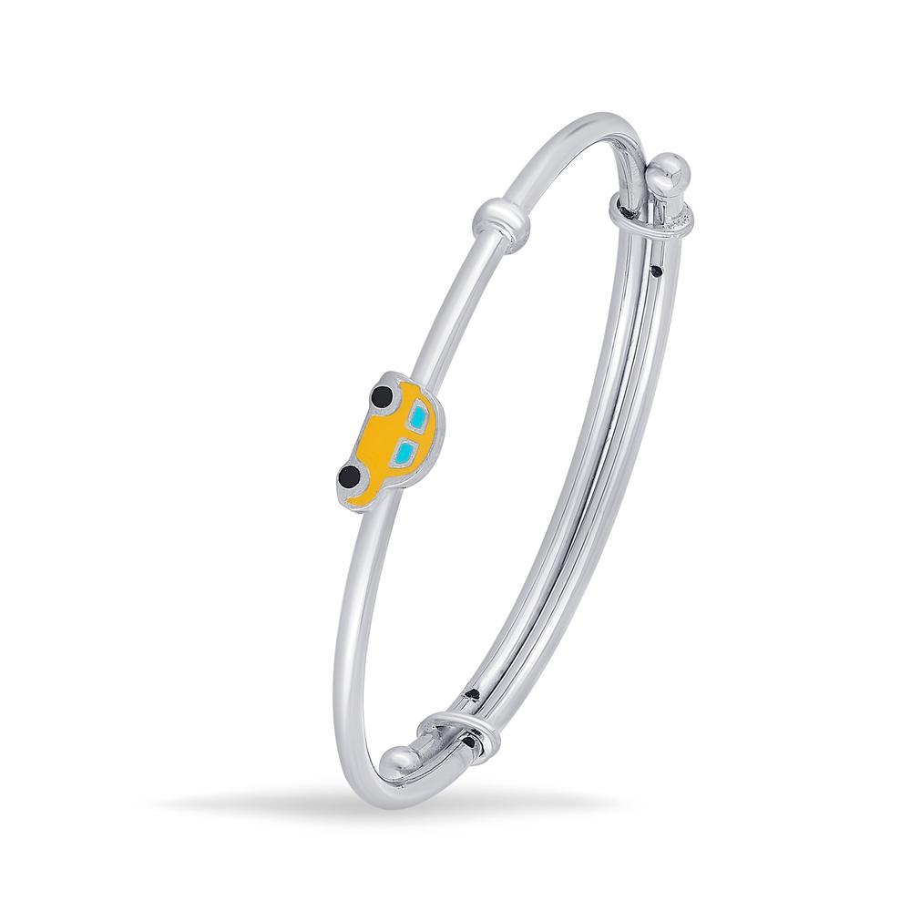Vroom Vroom Silver Bangle