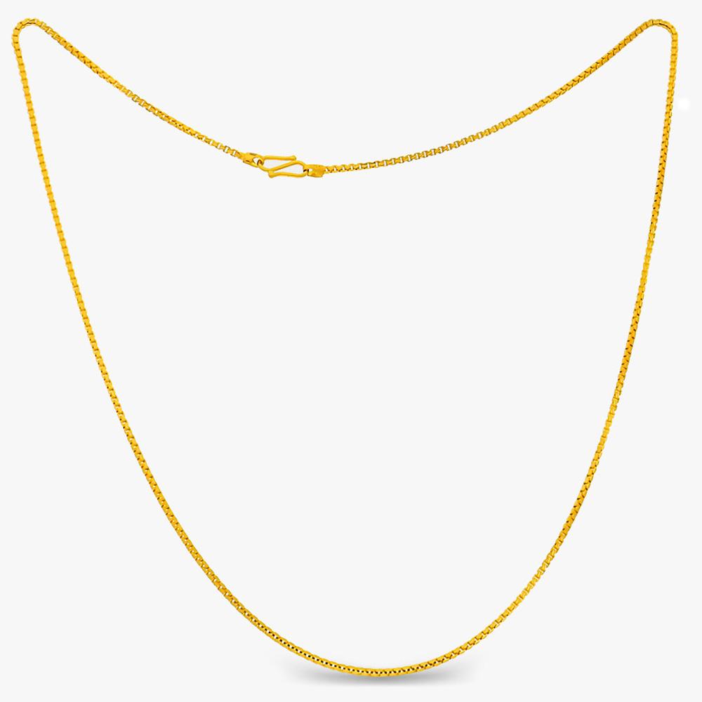 Yellow Gold Finish 22 Kt Gold Chain