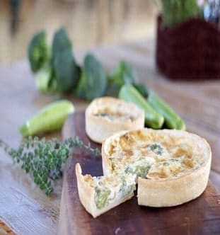 קיש ברוקולי וקישואים