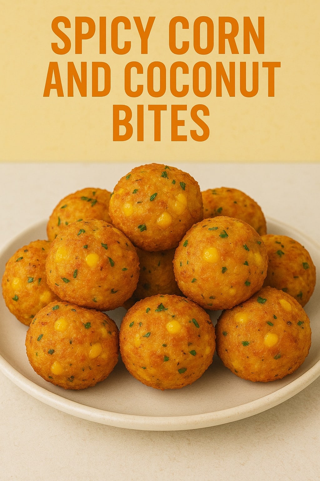 Click to see details Spicy Corn and Coconut Bites