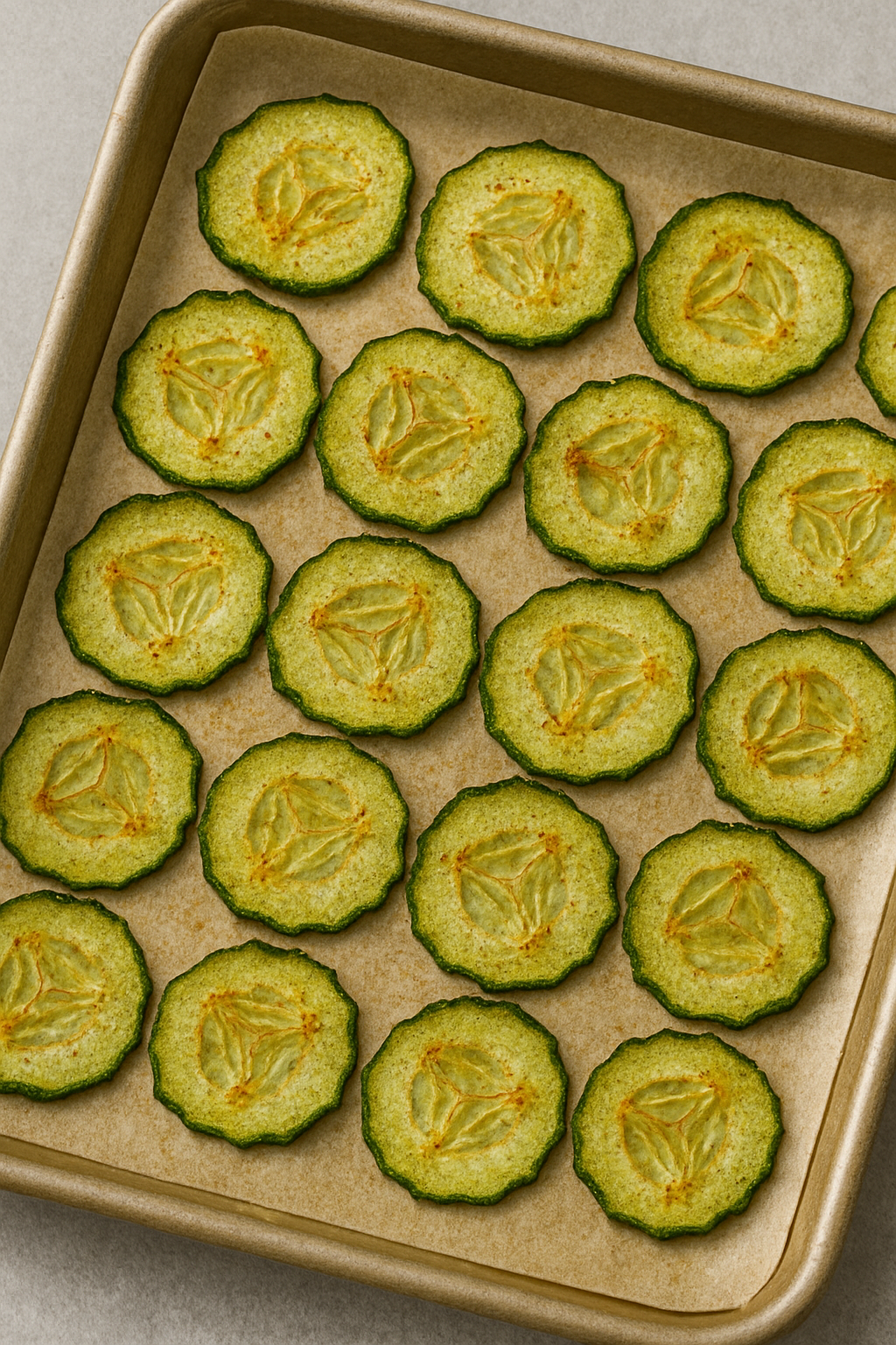 Zesty Cucunber Chips