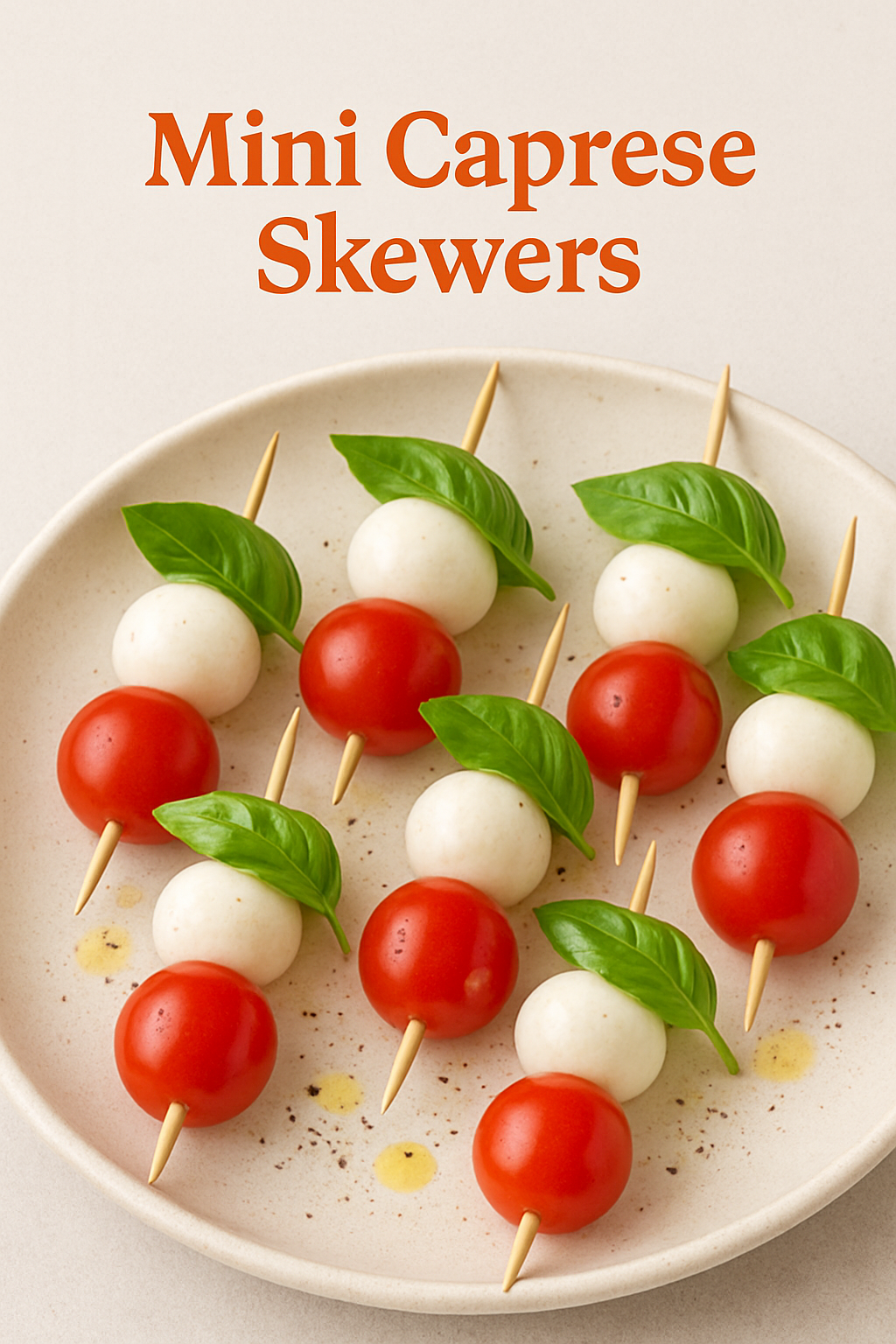 Mini Caprese Skewers
