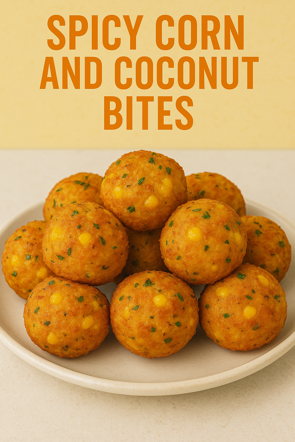 Spicy Corn and Coconut Bites
