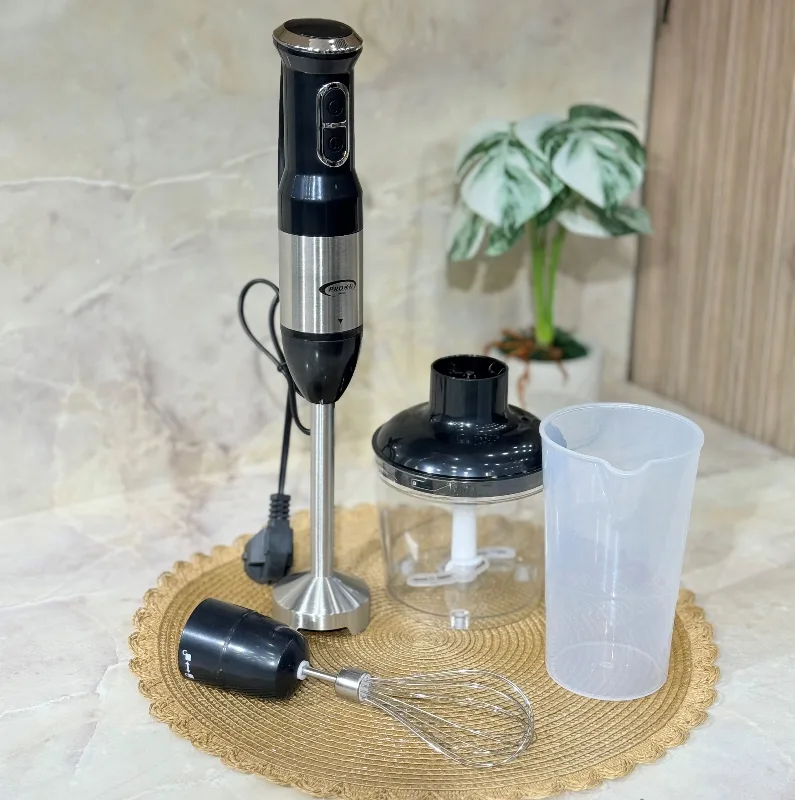 Mixeur Plongeant 4En1 Prova PE-161GE 600W Noir