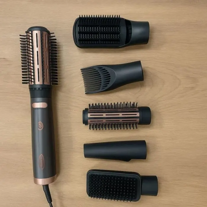 coffret Brosse Cheveux Multifonction 1000W 8en1 – Florence HK401 - vue alternative