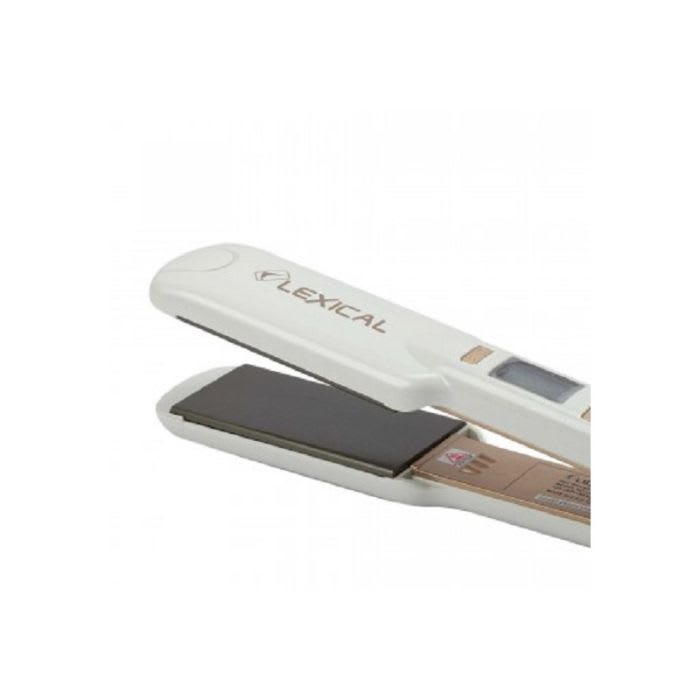 Lisseur de cheveux affichage Lcd Lexical LHS-5380 - Blanc - vue alternative