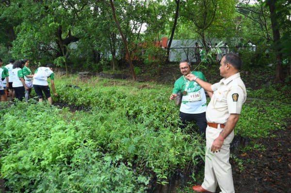 Tree plantation awareness activity organized by Vrukshathon marathon India