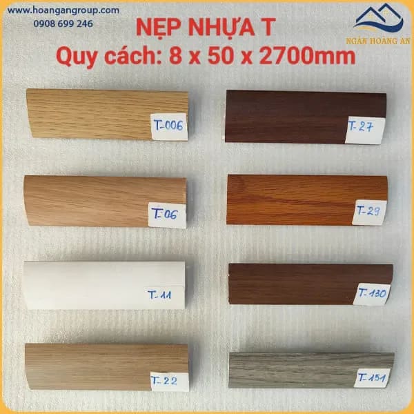 Nẹp Chữ T Nối Sàn Gỗ 8mm, 12mm – MIA