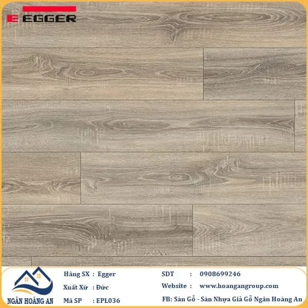 Sàn Gỗ Công Nghiệp Egger Aqua 12mm EPL036 – Egger
