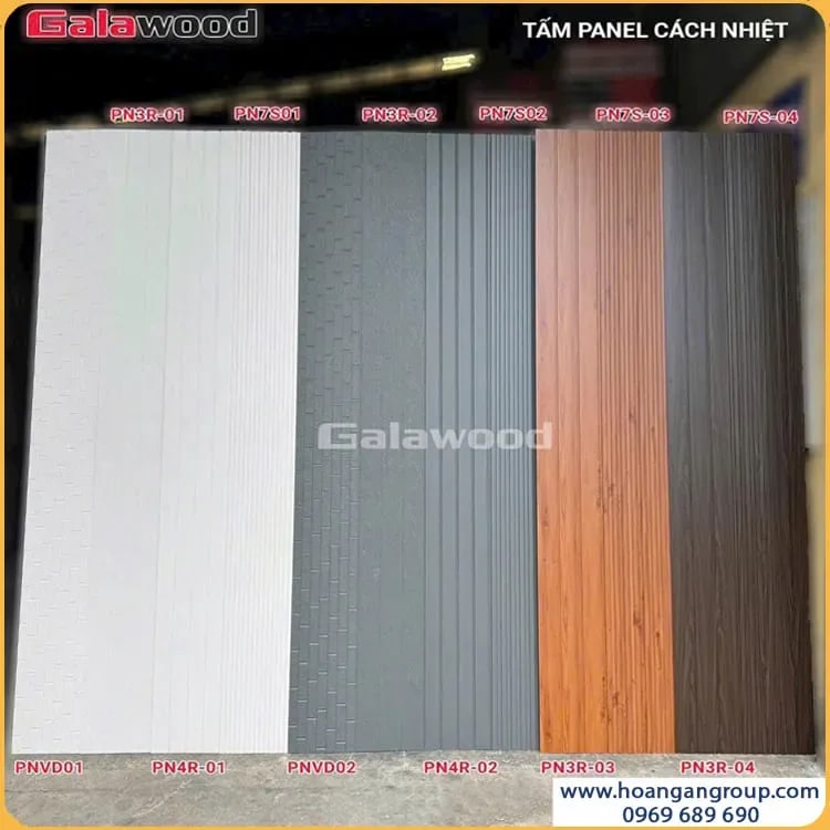 Tấm Panel Nhựa Ốp Tường Ốp Trần Galawood