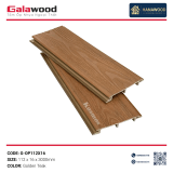 Tấm Ốp Tường Ngoài Trời Phủ ASA Galawood G-OP112X16 Golden Teak - Hanawood TP.HCM