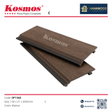 Tấm Ốp Trần 2 Da Kosmos OP156X Walnut - Hanawood Quận 3 TP.HCM