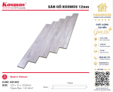 Lót Sàn Gỗ Kosmos KB1892 12mm Chống Mài Mòn AC4 Bền Đẹp