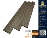 Lót Sàn Gỗ Povar SB1204 12mm cận cảnh vân gỗ sồi tươi sáng trẻ trung