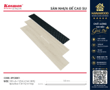 Sàn Nhựa Giả Gỗ Hèm Khoá Kosmos SPC5001 4mm vân sáng tự nhiên