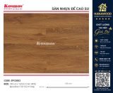 Sàn Nhựa Vinyl Hèm Khoá Giả Gỗ Kosmos SPC5003 4mm bề mặt vân gỗ thực tế