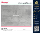 Sàn Nhựa Giả Bê Tông Hèm Khóa Kosmos SPC5006 4mm không gian thi công hoàn thiện