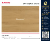 Sàn Nhựa Giả Gỗ Hèm Khoá Kosmos SPC6002 5mm đế cao su nâu óc chó