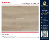 Sàn Nhựa Hèm Khoá Giả Gỗ Kosmos SPC6004 5mm đế cao su vàng sồi
