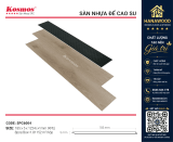Sàn Nhựa Hèm Khoá Giả Gỗ Kosmos SPC6004 5mm không gian lát căn hộ thực tế