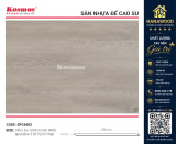 Sàn Nhựa Hèm Khóa Vân Gỗ Kosmos SPC6005 5mm đế cao su mộc tự nhiên