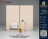 Galawood G-701 8mm Đơn Sắc Vàng Kem Ánh Nâu bề mặt mịn sang trọng
