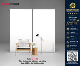 Galawood G-709 8mm Đơn Sắc Trắng bề mặt sáng tạo không gian rộng