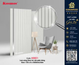 Tấm Ốp Tường Lam Sóng Than Tre Kosmos 6S821 Vân Vải Trắng thanh lịch