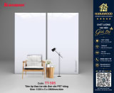 Tấm Ốp Than Tre Kosmos TT-505 Vân Đá PET Trắng 5mm bề mặt phủ bóng