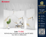 Hình ảnh Tấm Ốp Than Tre Pandora Vân Đá Dát Vàng PET Kosmos TT-876 - Hanawood