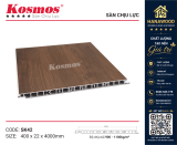 Tấm Sàn Chịu Lực Nhựa Giả Gỗ Kosmos SK41X4M thi công lắp đặt nhanh chóng
