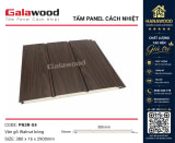 Tấm Ốp Tường Panel Cách Nhiệt Galawood PN3R-04 Vân Gỗ Walnut bề mặt sắc nét
