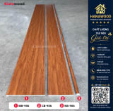 Cổ Bậc Cầu Thang Nhựa PVC Vân Gỗ Galawood CB-906 tông màu nâu ấm chống ẩm mốc